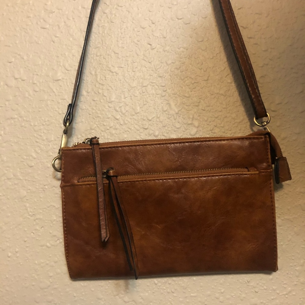 Leather satchel